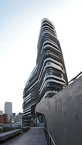 Gebäude in China bei einer Exkursion