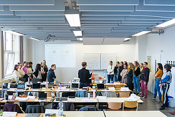 Lehrveranstaltung © HTW Berlin/Miguel Hahn Lehrveranstaltung